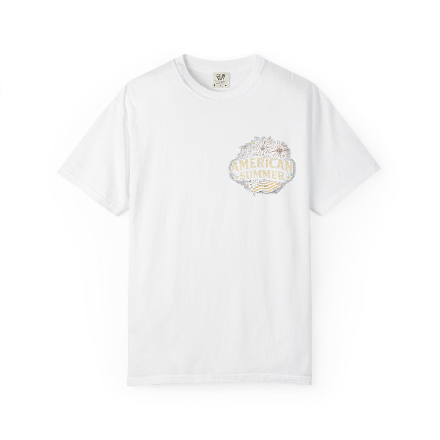 American Summer T-Shirt — Stars, Stripes & Sunshine Graphic Tee