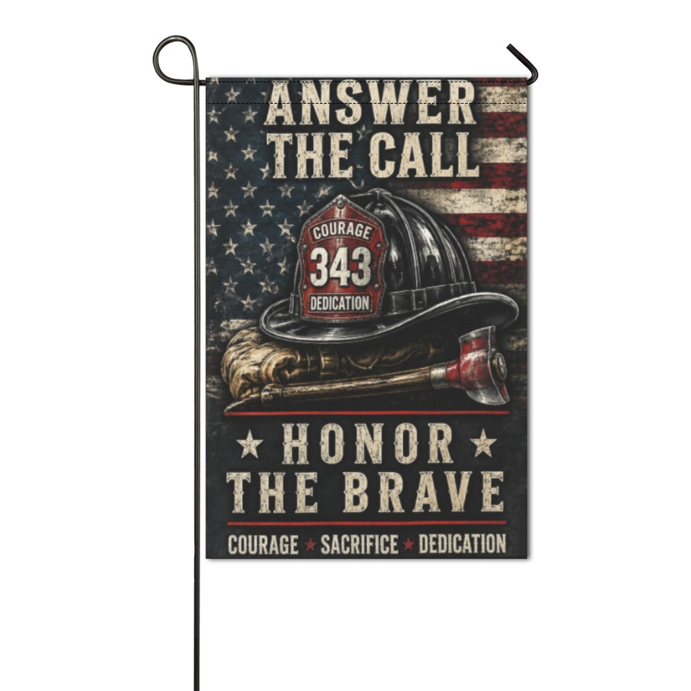 Answer the Call | Honor Our Firefighters 12" x 18"