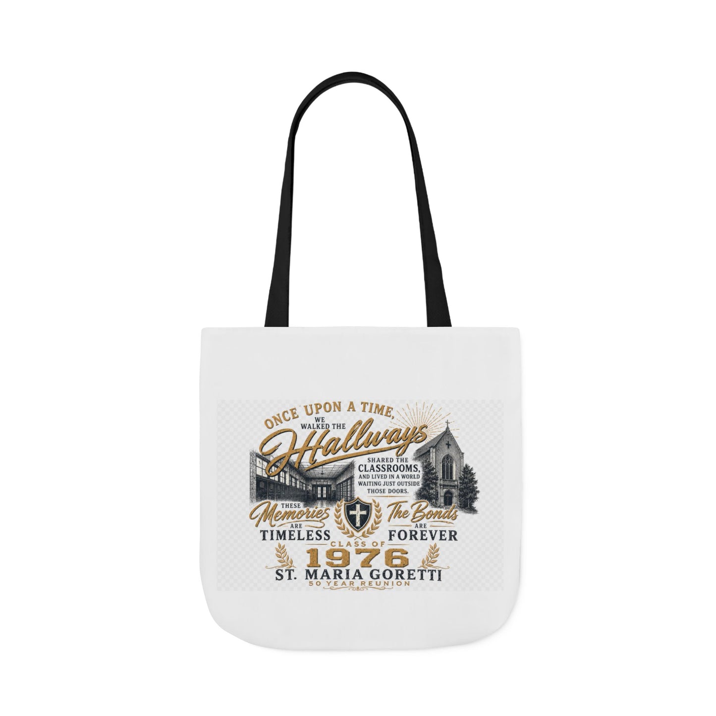 St. Maria Goretti 1976 Vintage Church Canvas Tote
