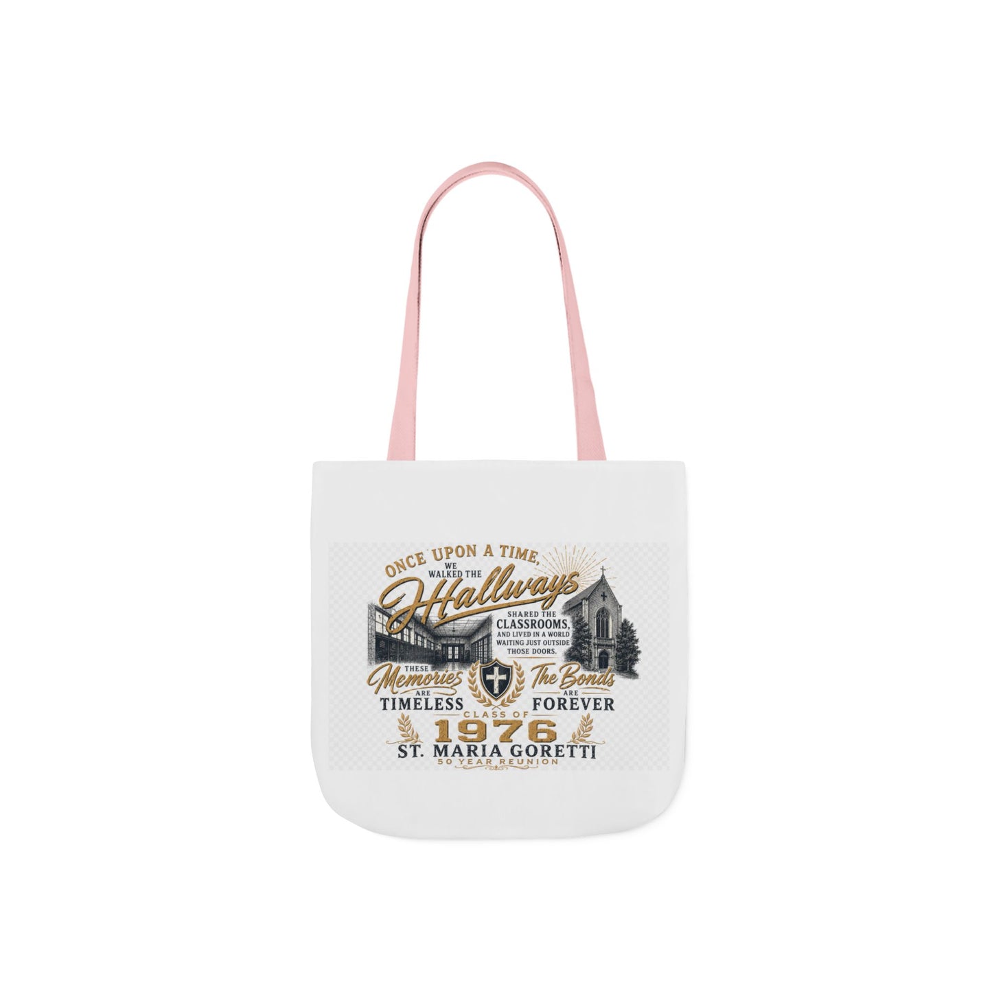 St. Maria Goretti 1976 Vintage Church Canvas Tote
