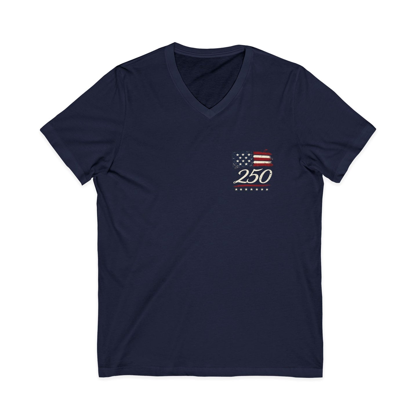 We The People 250 Anniversary V-Neck Tee — 1776–2026 Patriotic USA Celebration Shirt