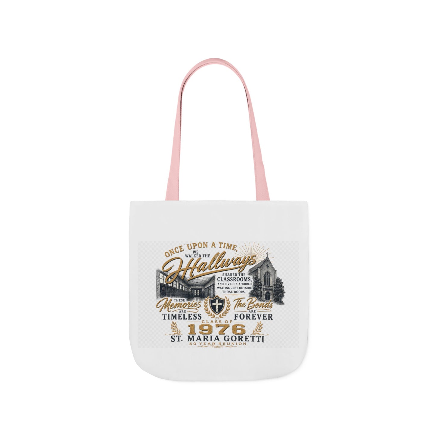 St. Maria Goretti 1976 Vintage Church Canvas Tote