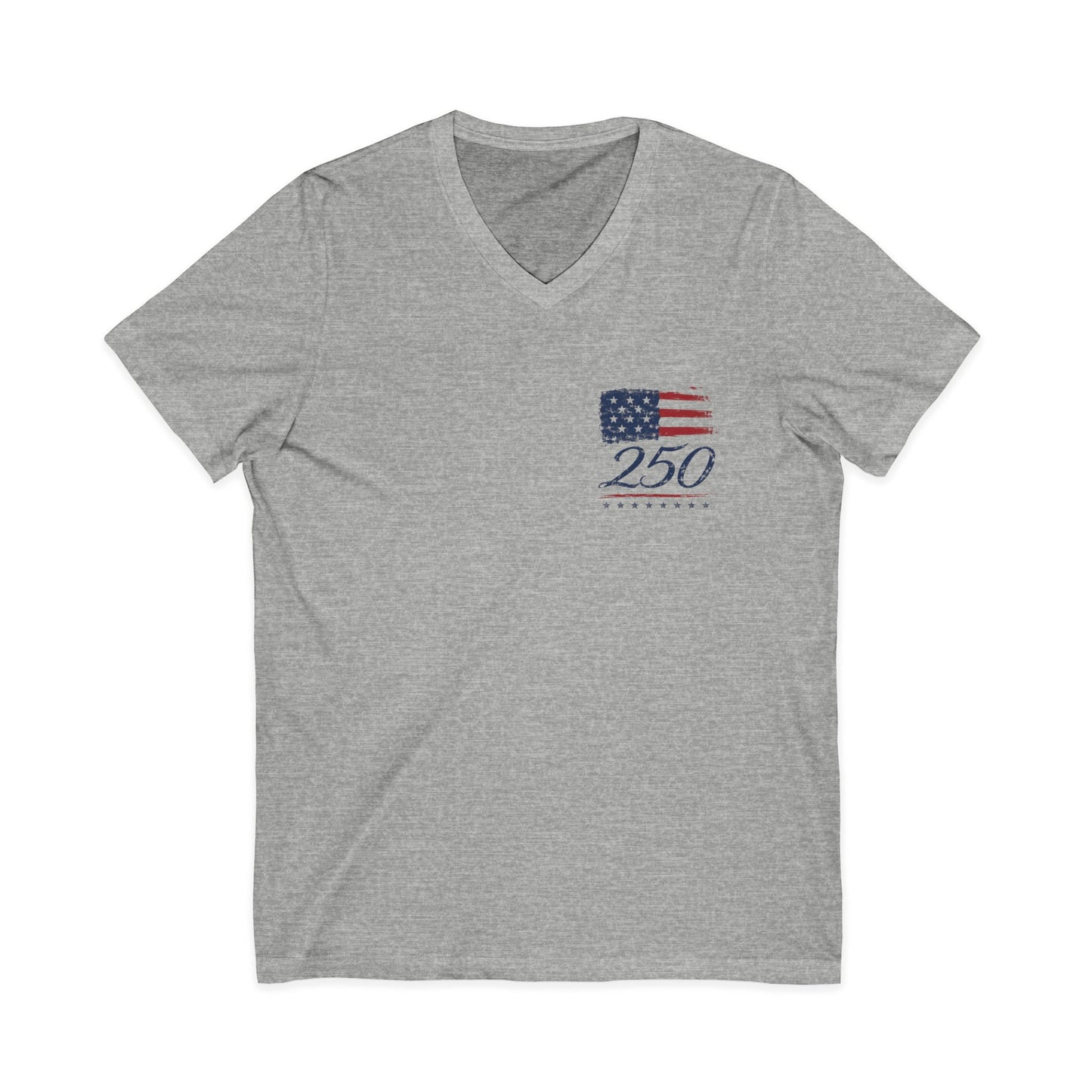 We The People 250 Anniversary V-Neck Tee — 1776–2026 Patriotic USA Celebration Shirt
