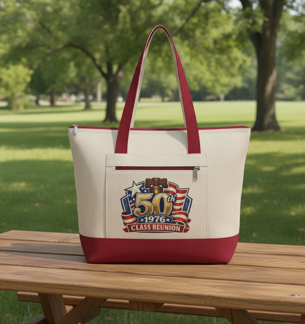 50th Class Reunion Tote Bag - Carry 50 Years of Memories