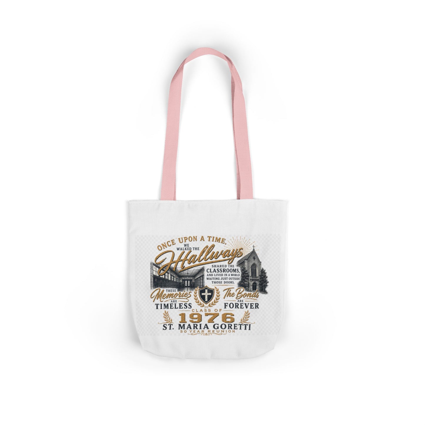 St. Maria Goretti 1976 Vintage Church Canvas Tote