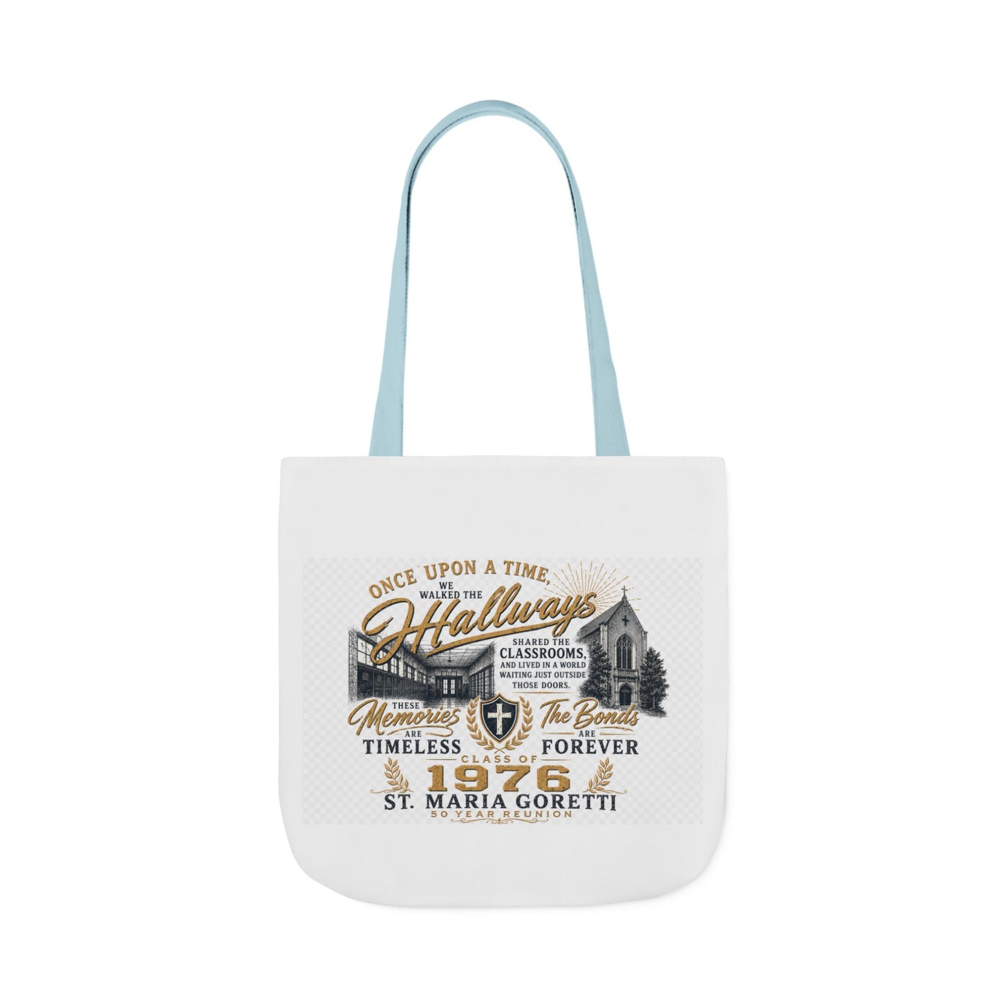 St. Maria Goretti 1976 Vintage Church Canvas Tote