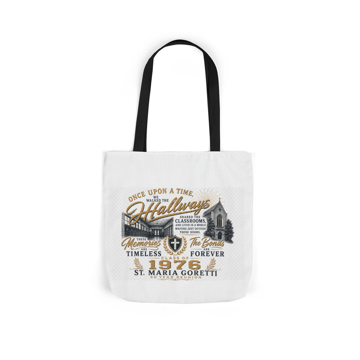 Class of 1976 Reunion Tote Bag | St. Maria Goretti 50th Anniversary Canvas Tote