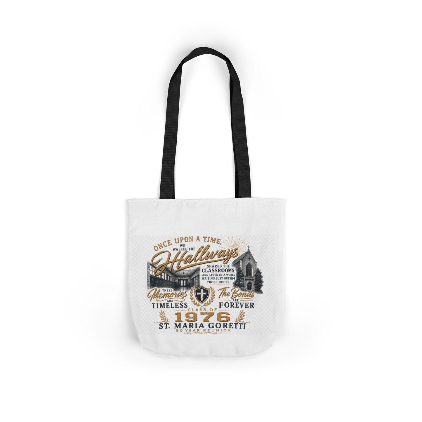 St. Maria Goretti 1976 Vintage Church Canvas Tote