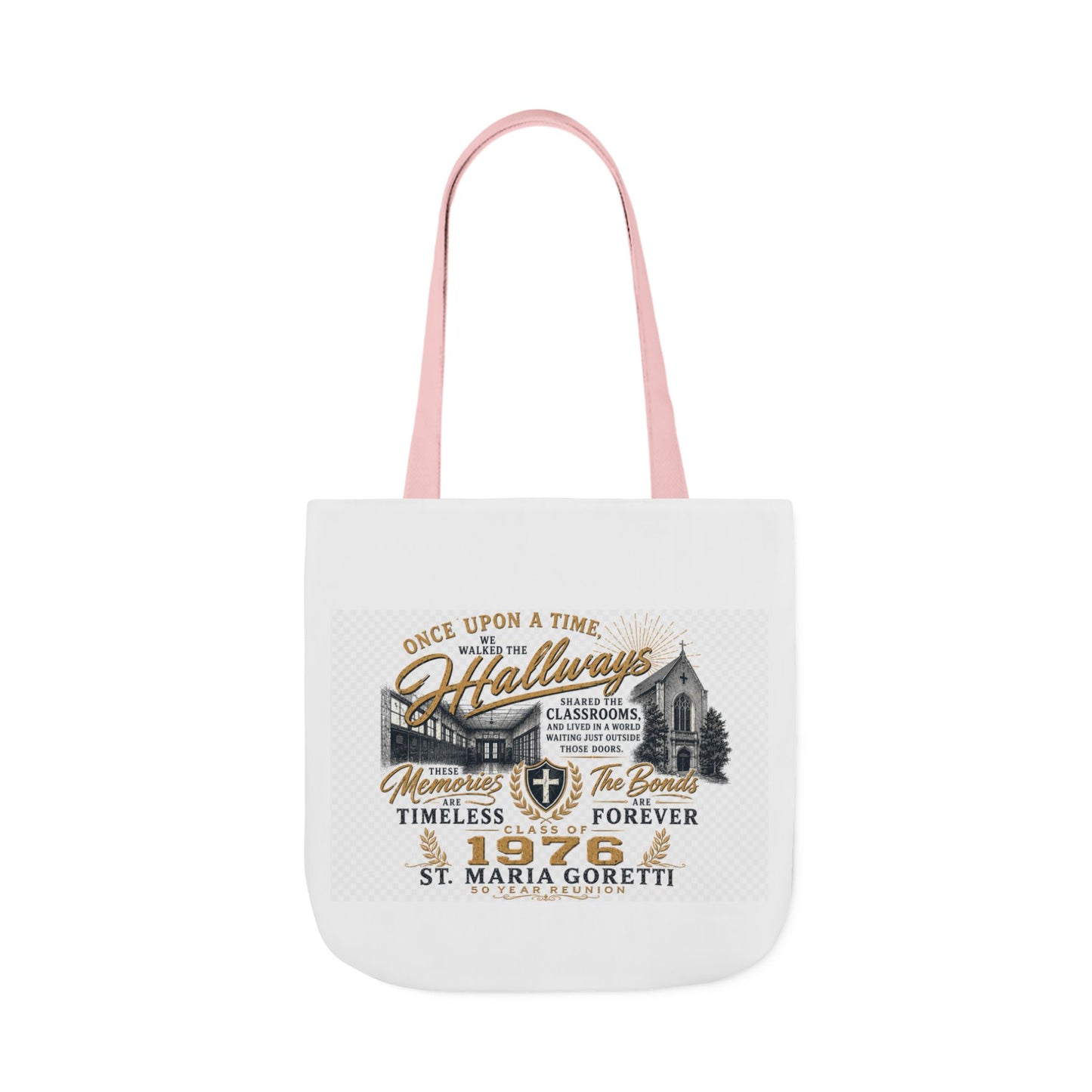 St. Maria Goretti 1976 Vintage Church Canvas Tote