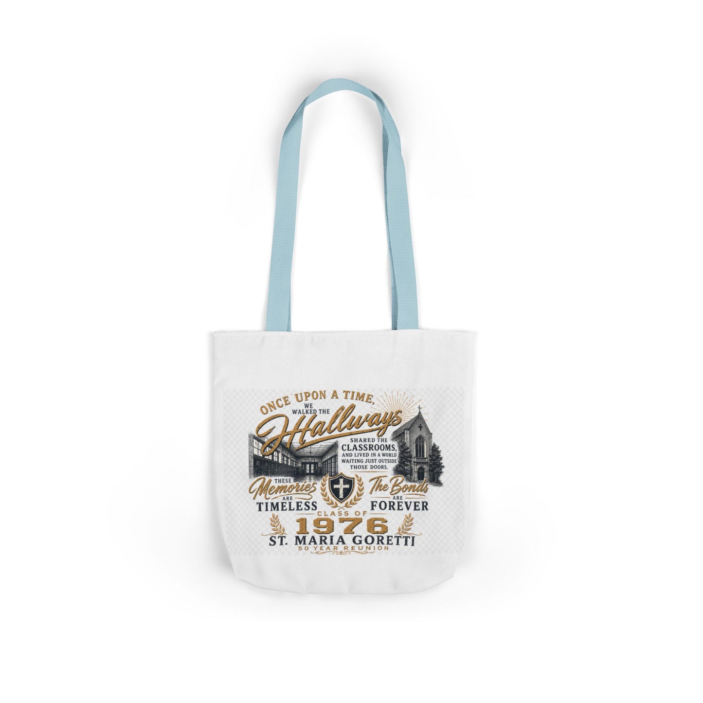 St. Maria Goretti 1976 Vintage Church Canvas Tote
