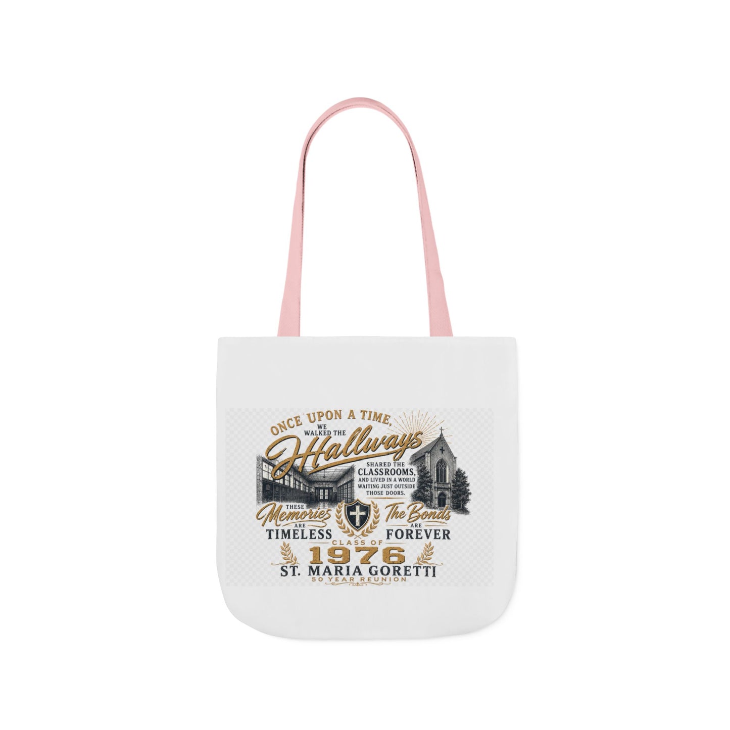 St. Maria Goretti 1976 Vintage Church Canvas Tote