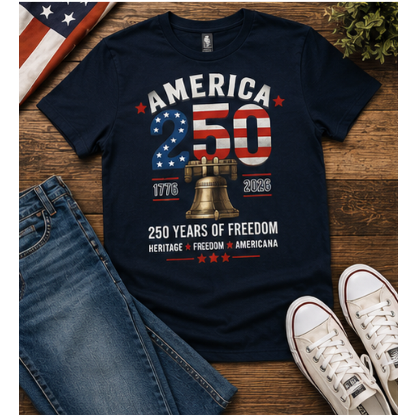 America 250 Liberty Bell Tee