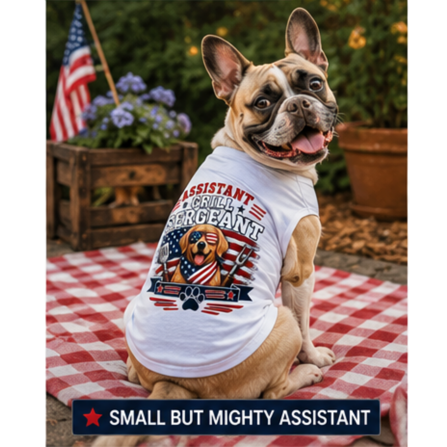 Assistant Grill Sergeant™ Pawtriot Tee.