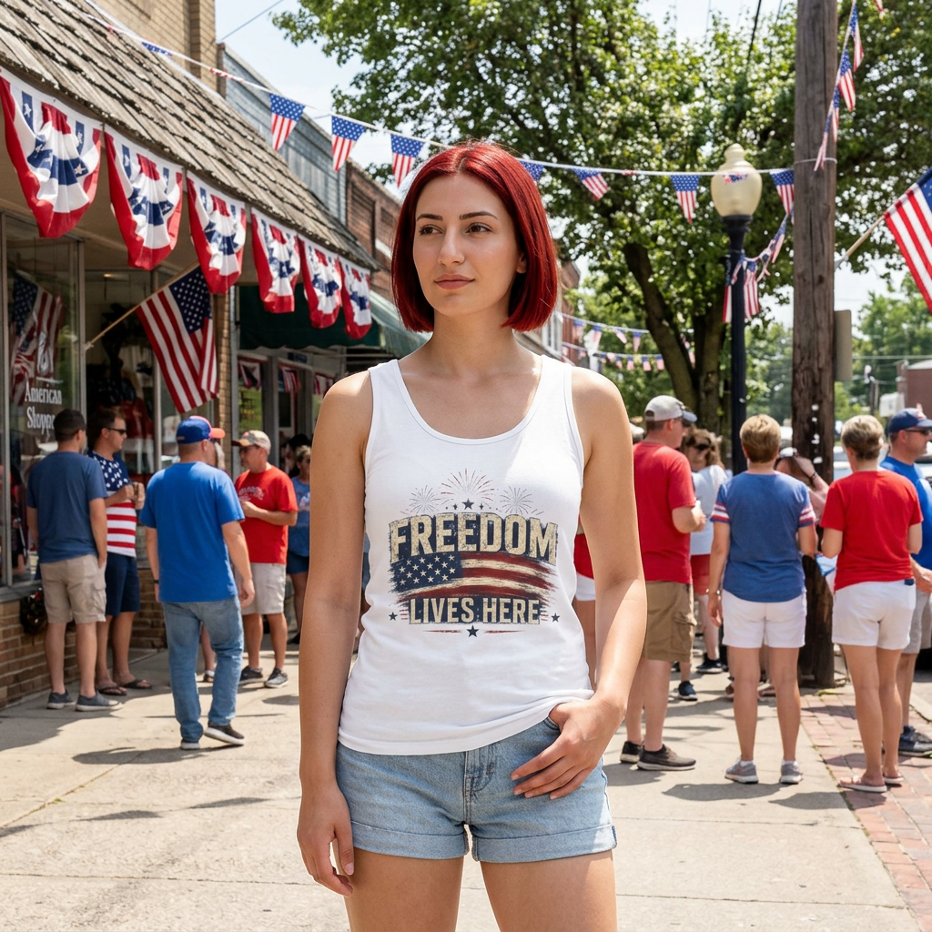 Freedom Lives Here Tank Top
