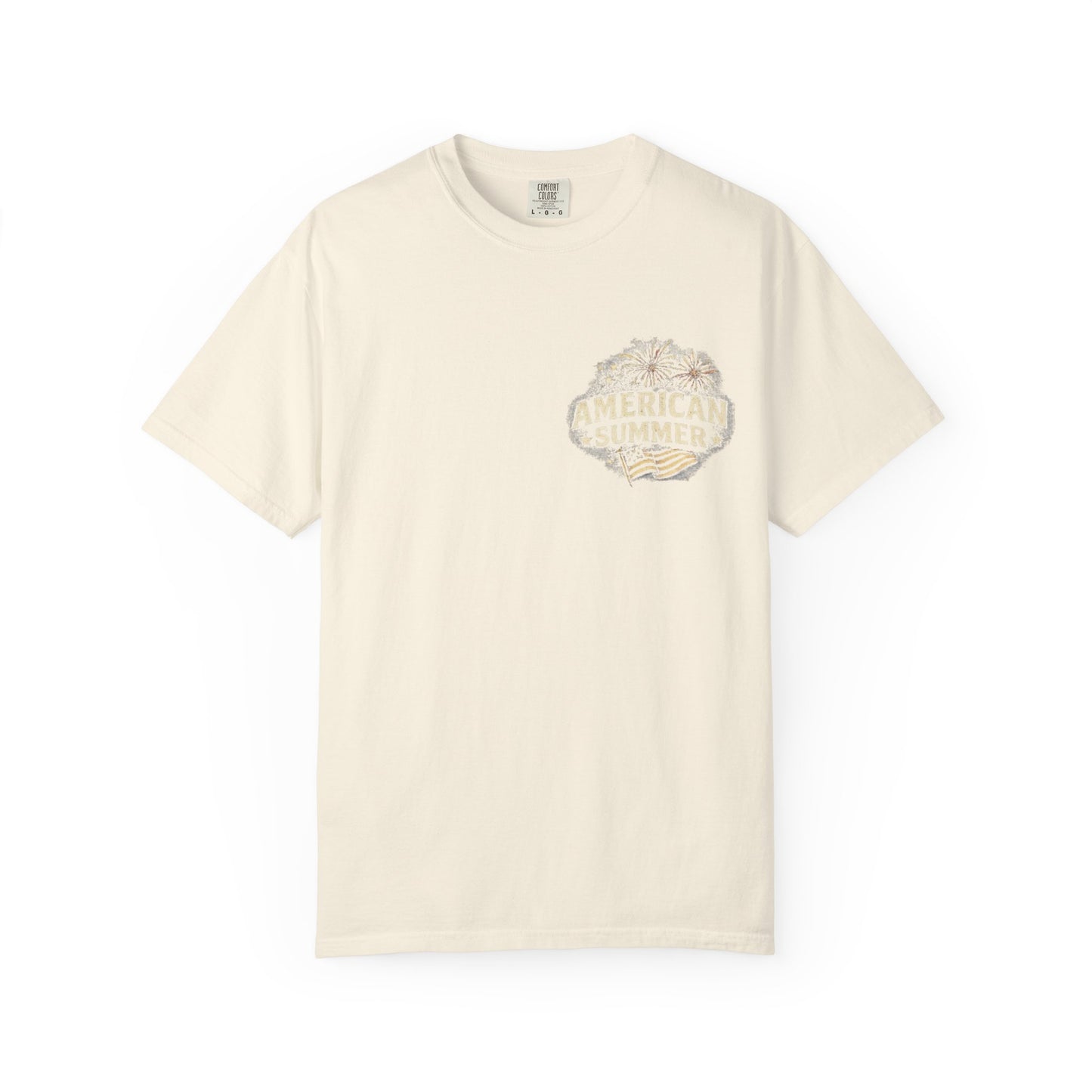 American Summer T-Shirt — Stars, Stripes & Sunshine Graphic Tee