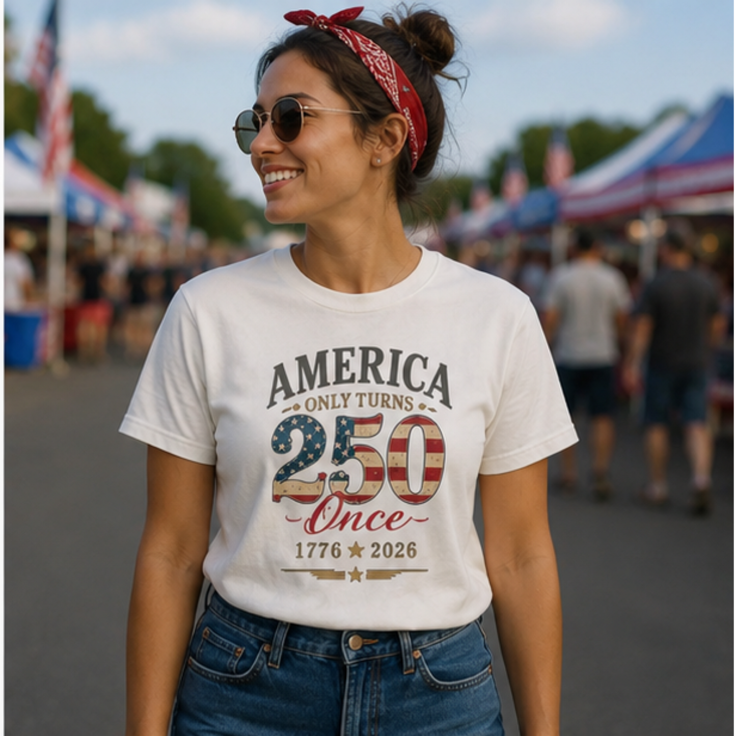 America 250 Patriotic Tee