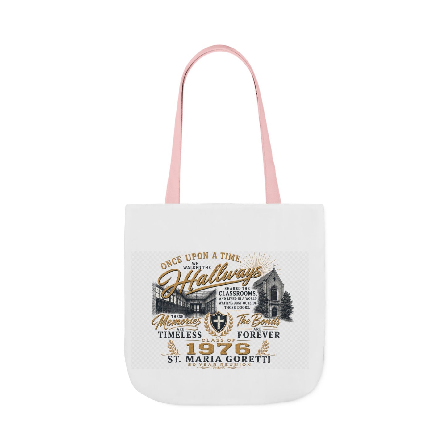 St. Maria Goretti 1976 Vintage Church Canvas Tote