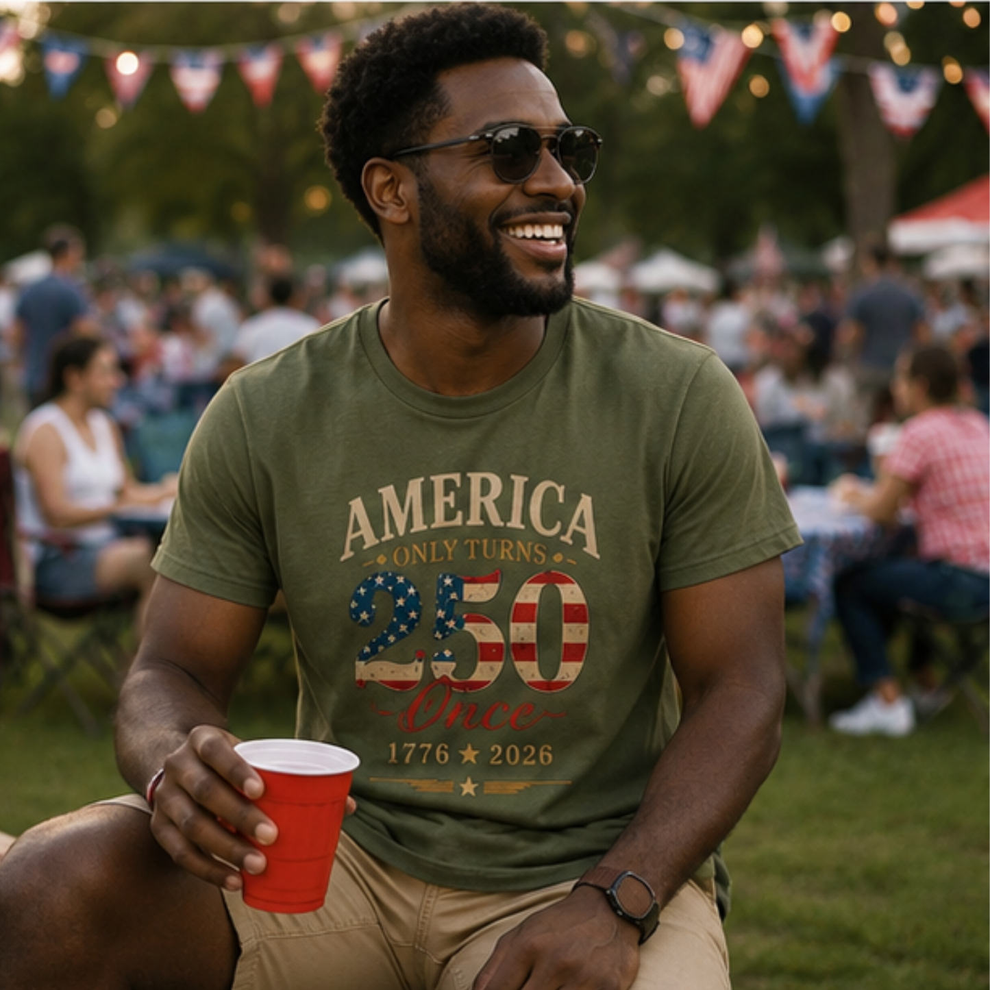 America 250 Patriotic Tee