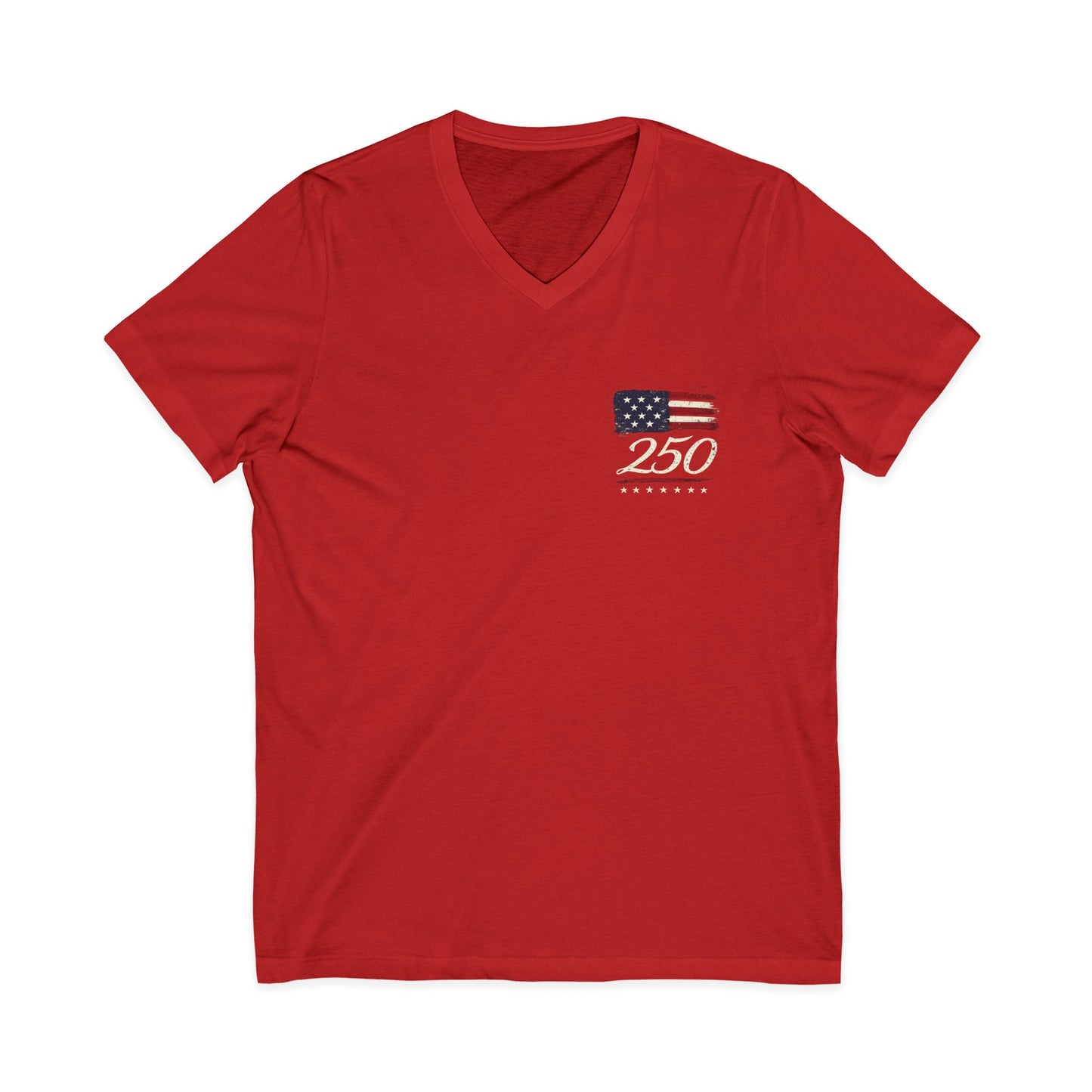 We The People 250 Anniversary V-Neck Tee — 1776–2026 Patriotic USA Celebration Shirt