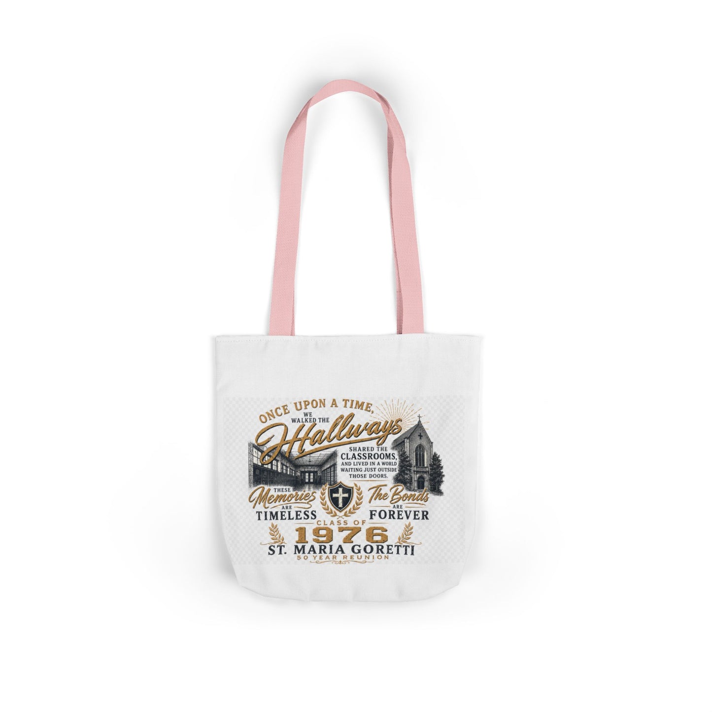 St. Maria Goretti 1976 Vintage Church Canvas Tote