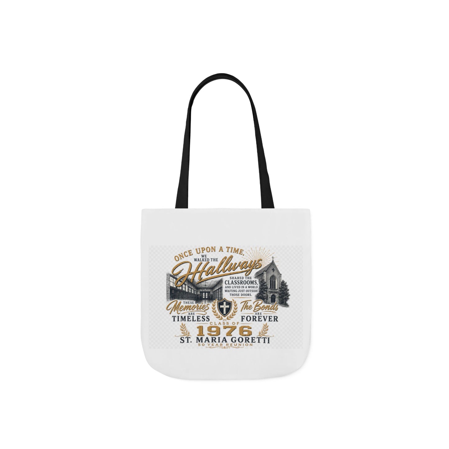 St. Maria Goretti 1976 Vintage Church Canvas Tote