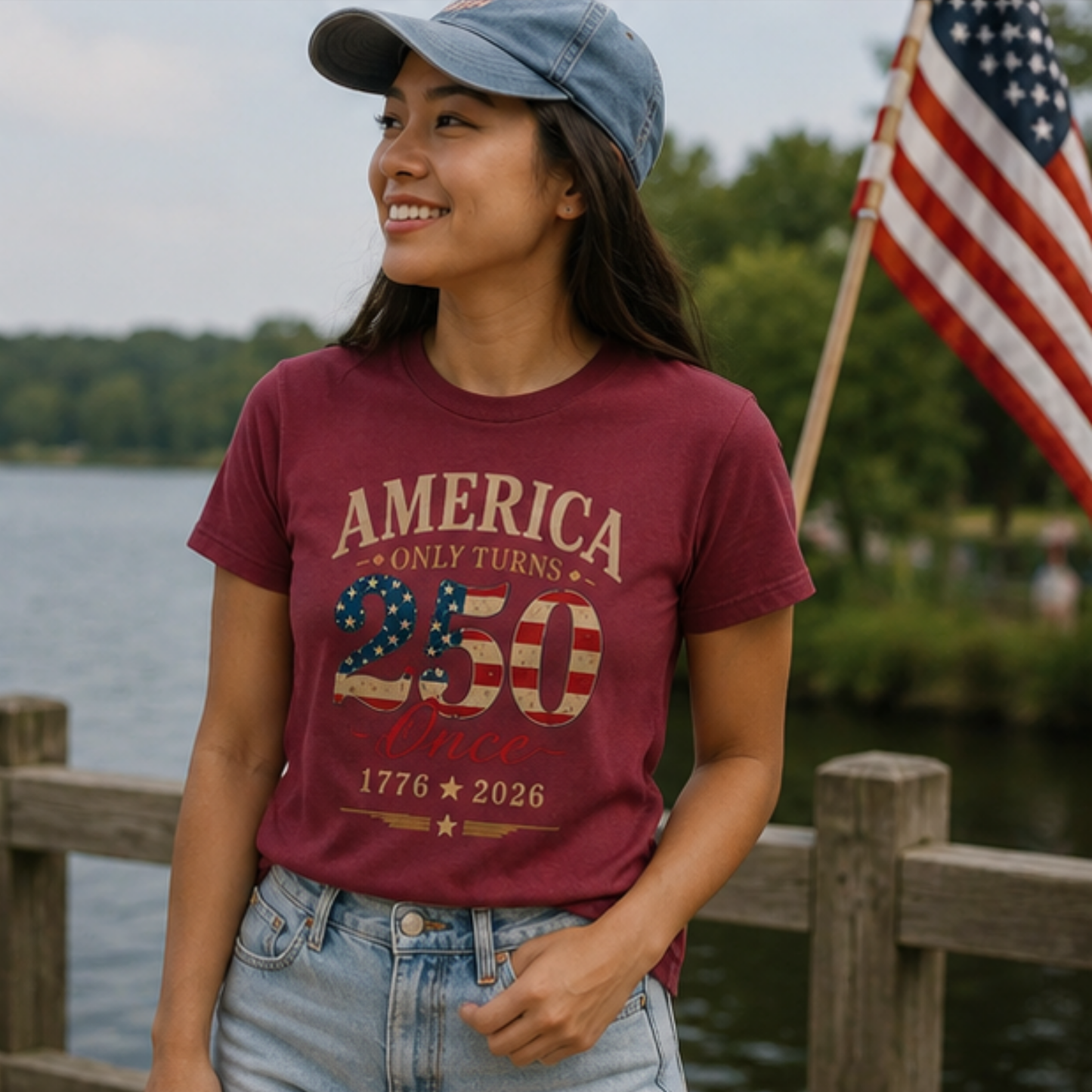 America 250 Patriotic Tee