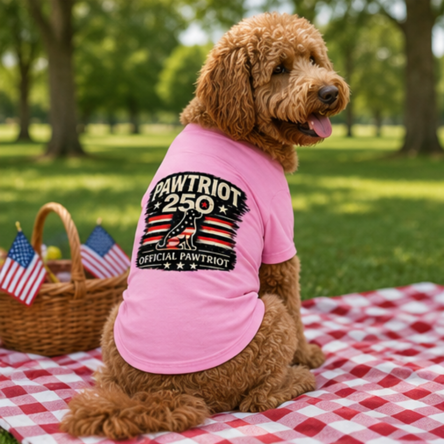 Official Pawtriot Pet Tee