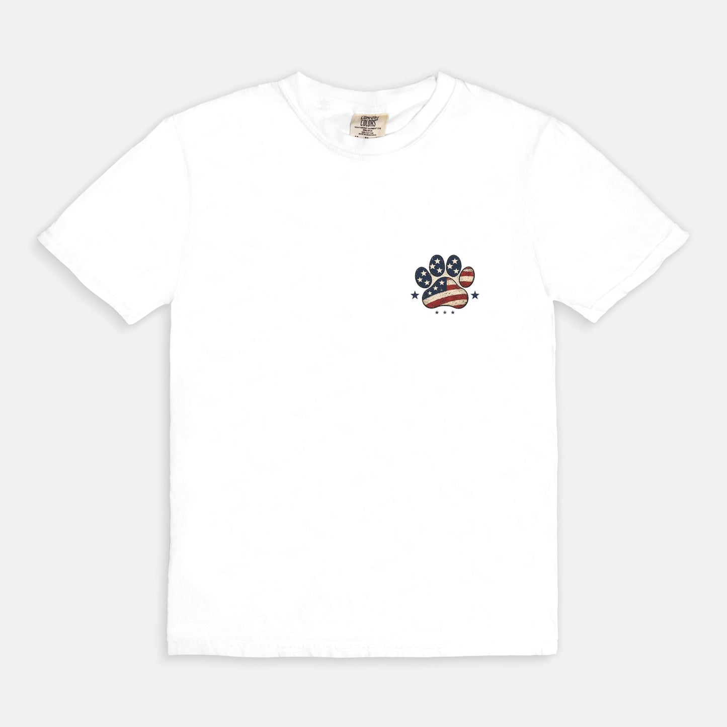 Pawtriot 250 Patriotic T-Shirt | America 250 Dog Lover Tee