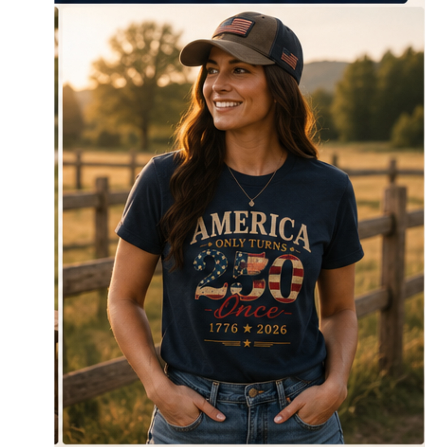 America 250 Patriotic Tee