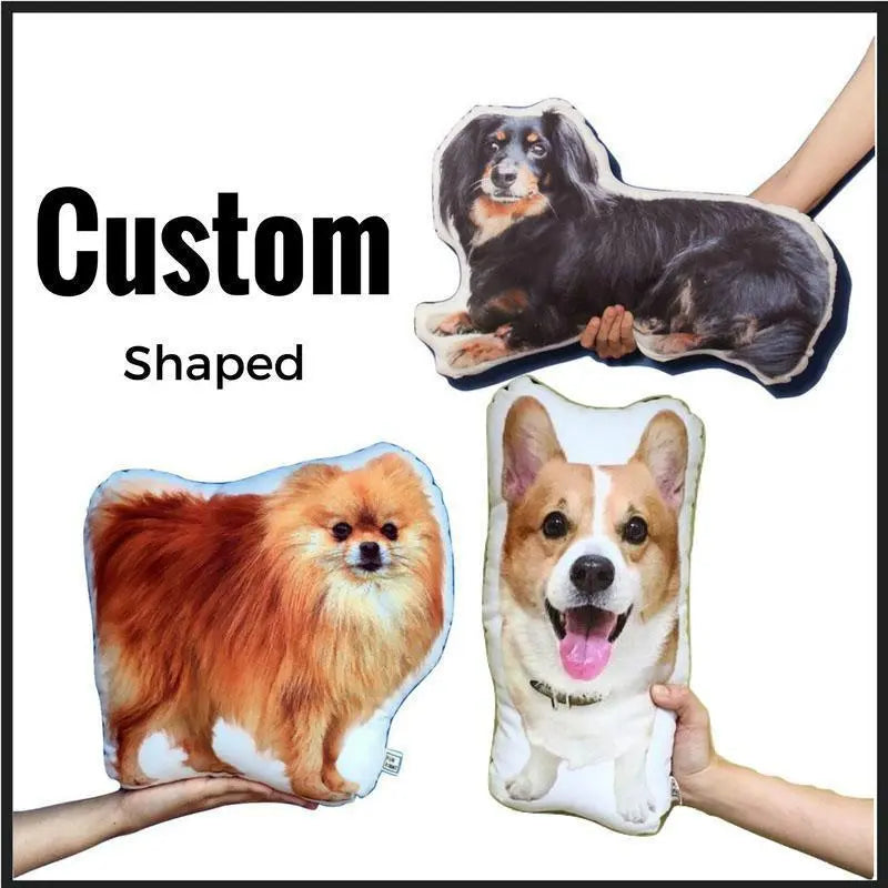 Personalized Pet Photo Voice Pillow – Custom Pet Photo Keepsake with Voice Recording