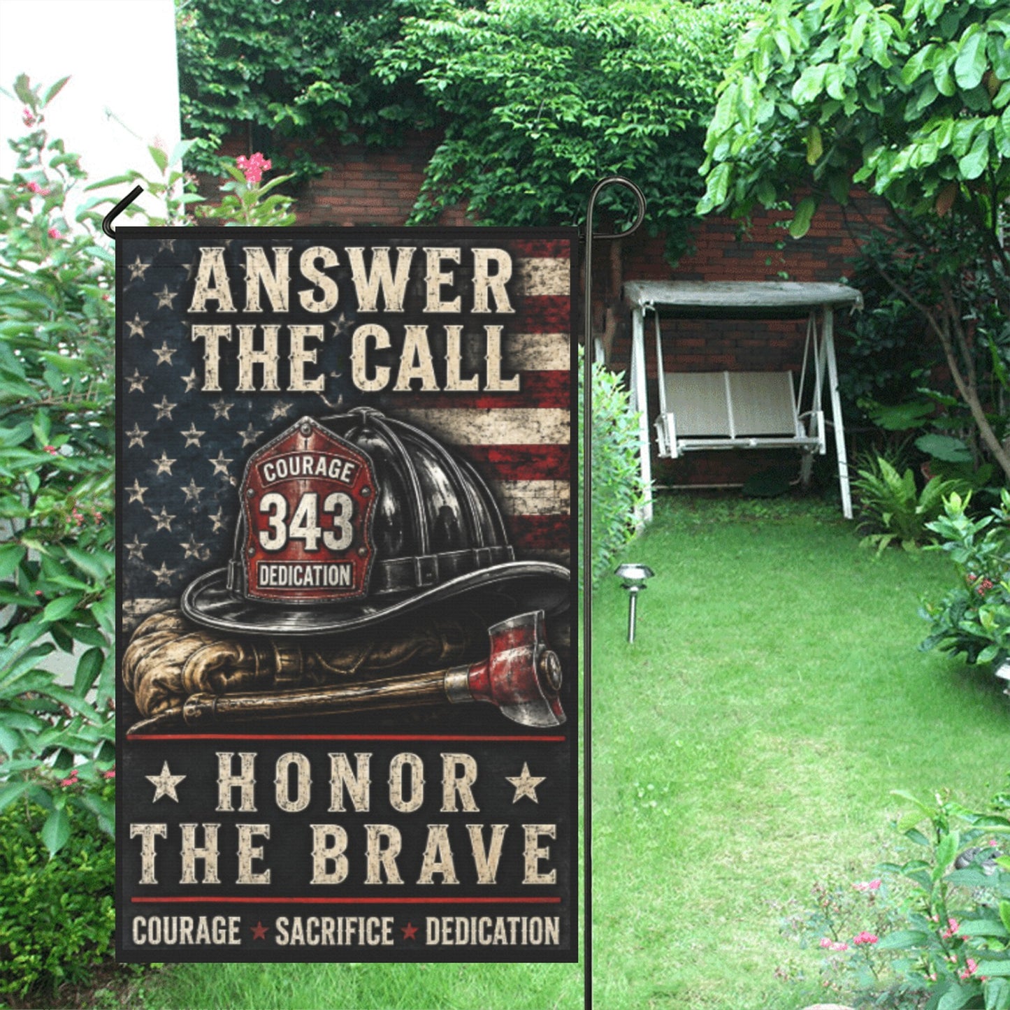Answer the Call | Honor Our Firefighters 12" x 18"