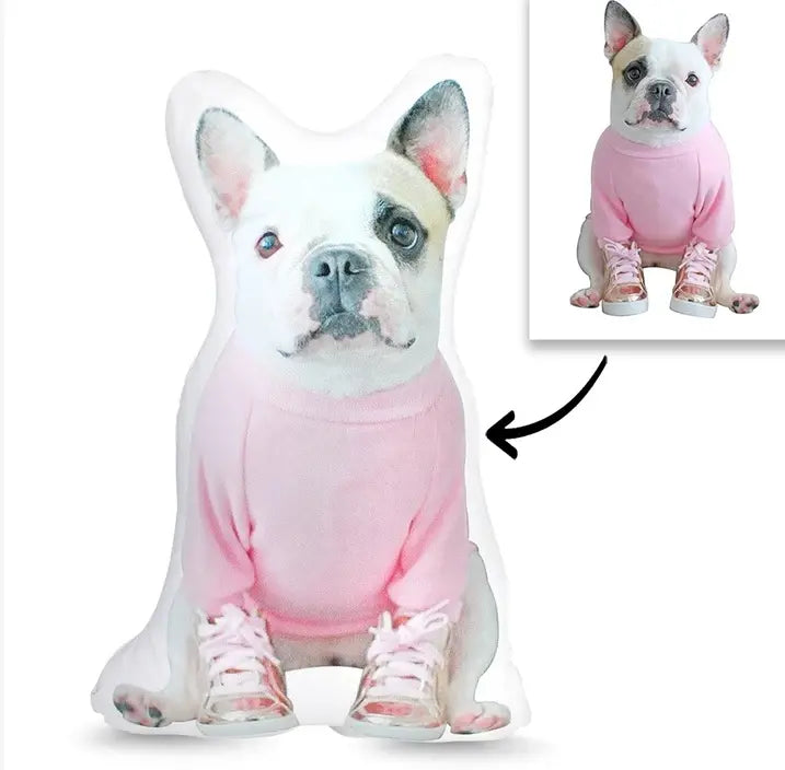 Personalized Pet Photo Voice Pillow – Custom Pet Photo Keepsake with Voice Recording