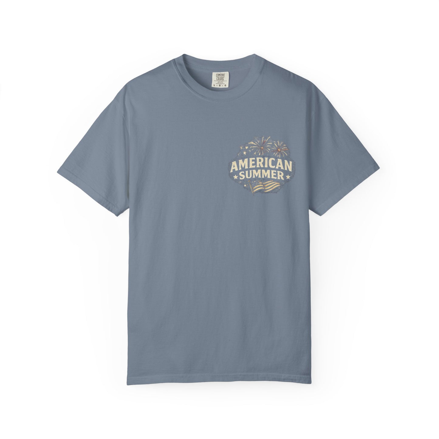 American Summer T-Shirt — Stars, Stripes & Sunshine Graphic Tee