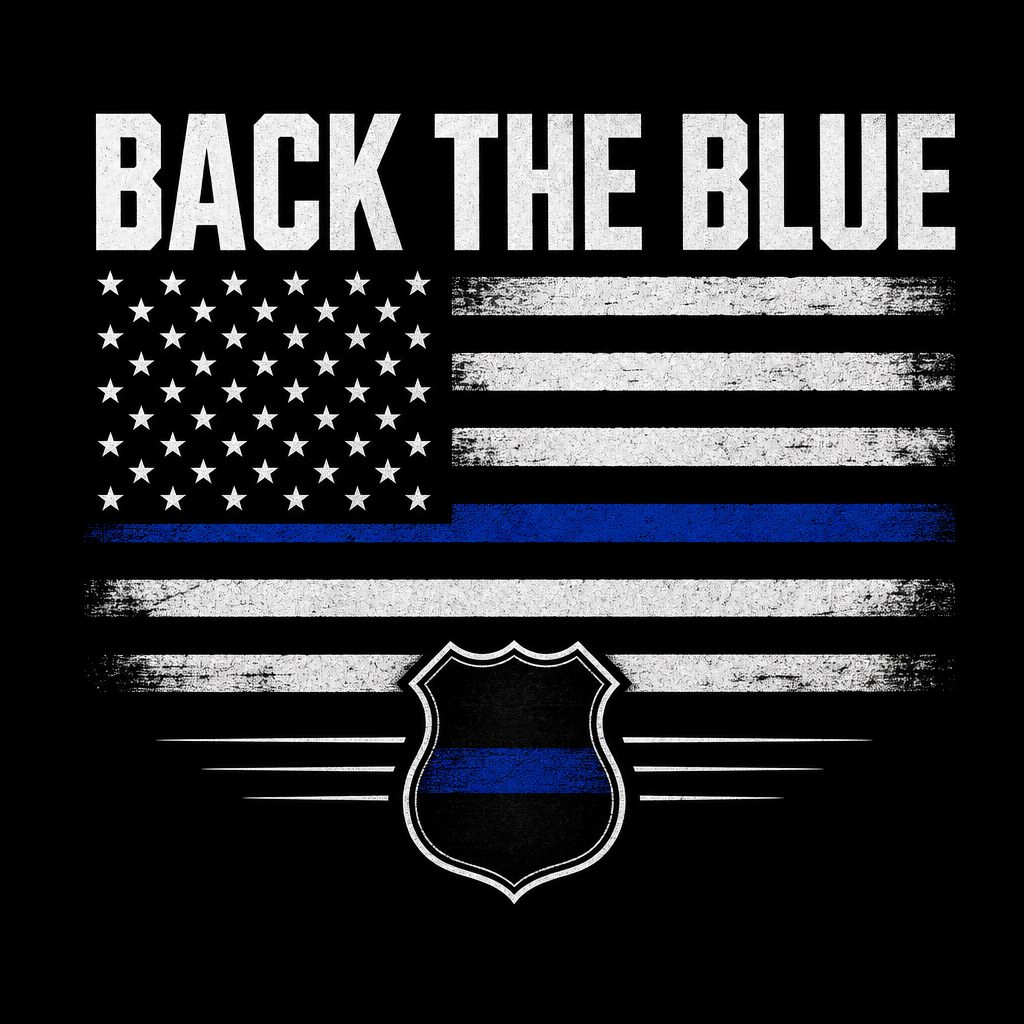 Back the Blue Thin Blue Line T-Shirt