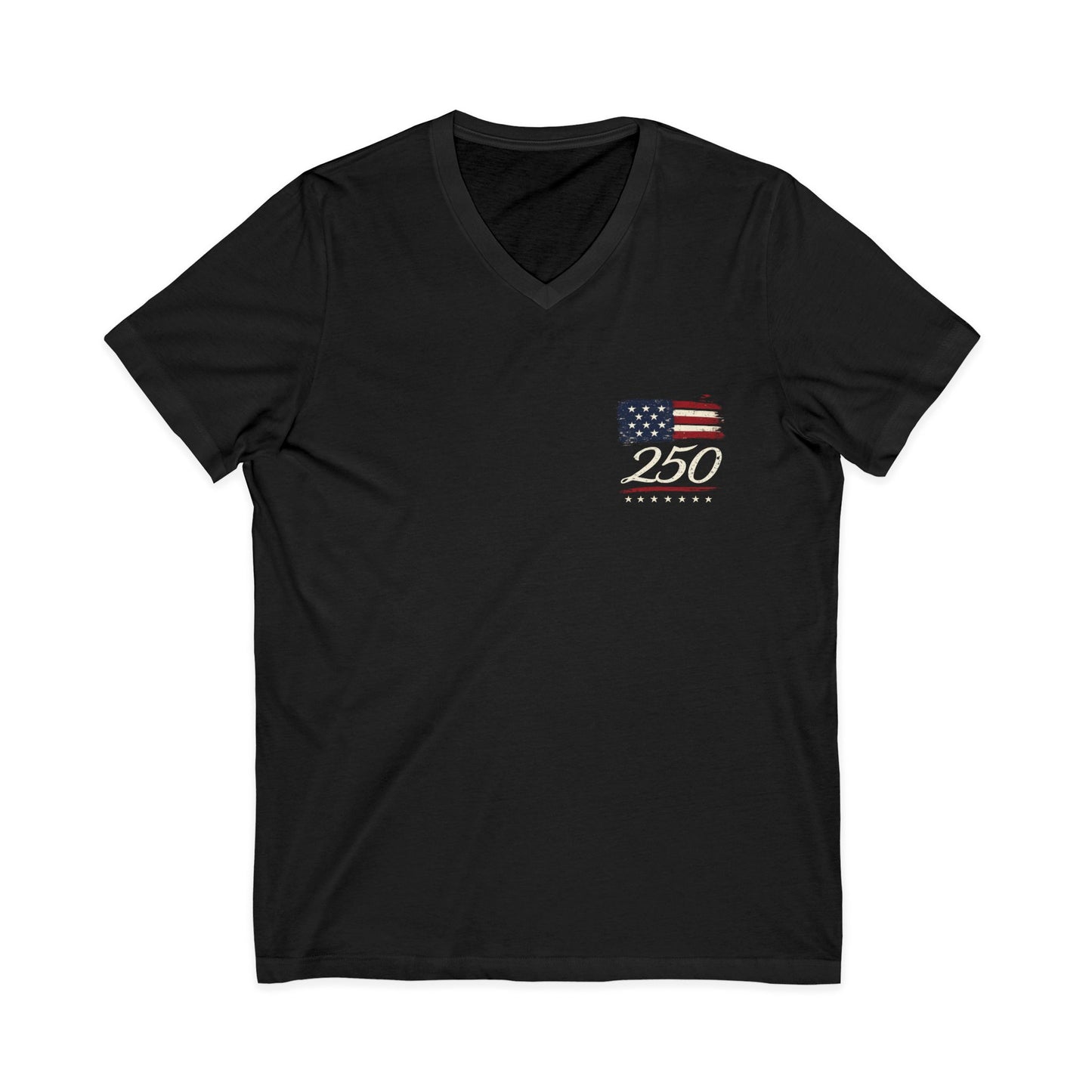 We The People 250 Anniversary V-Neck Tee — 1776–2026 Patriotic USA Celebration Shirt