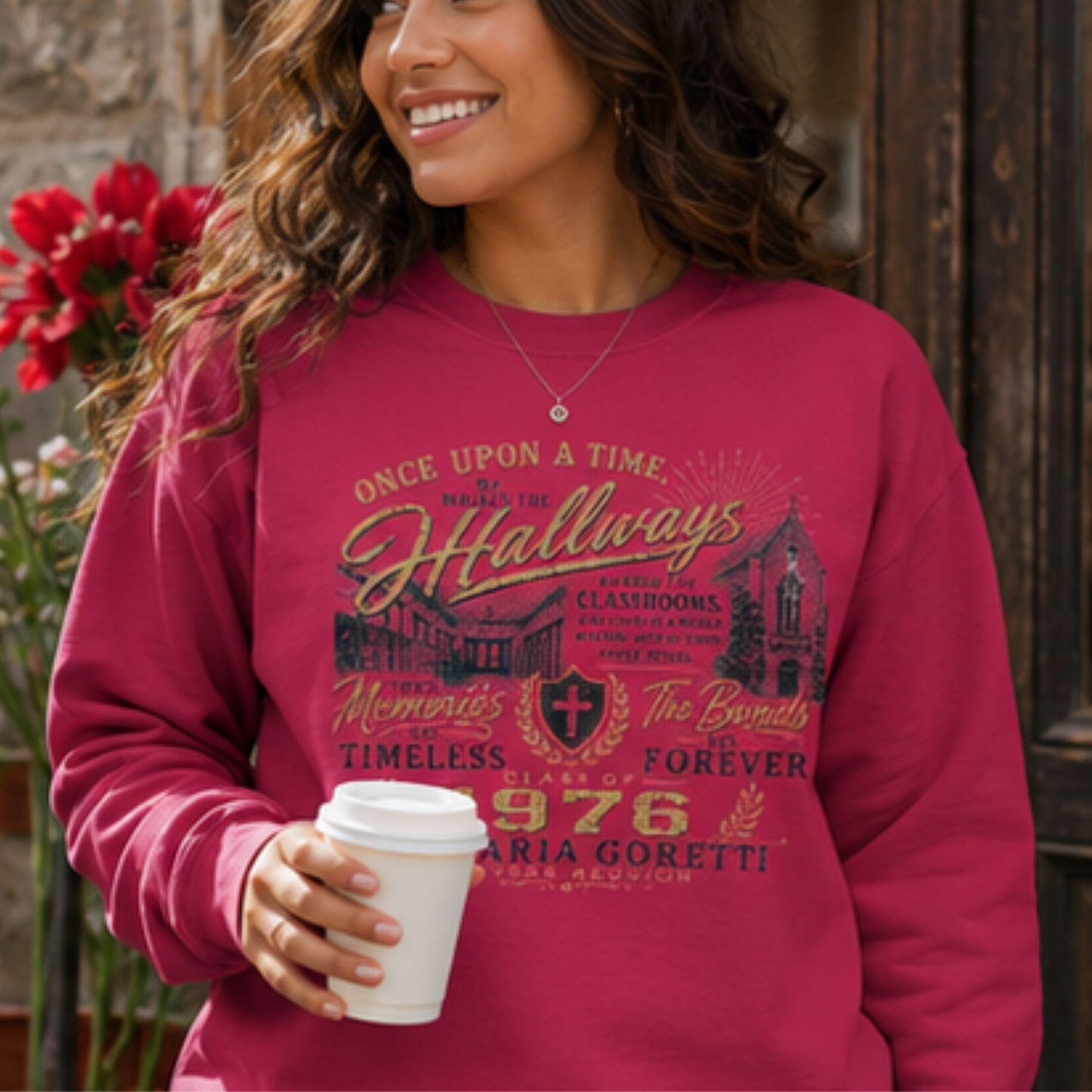 Class Reunion Crewneck | Alumni Sweatshirt | Once Upon a Time We Walked the Hallways