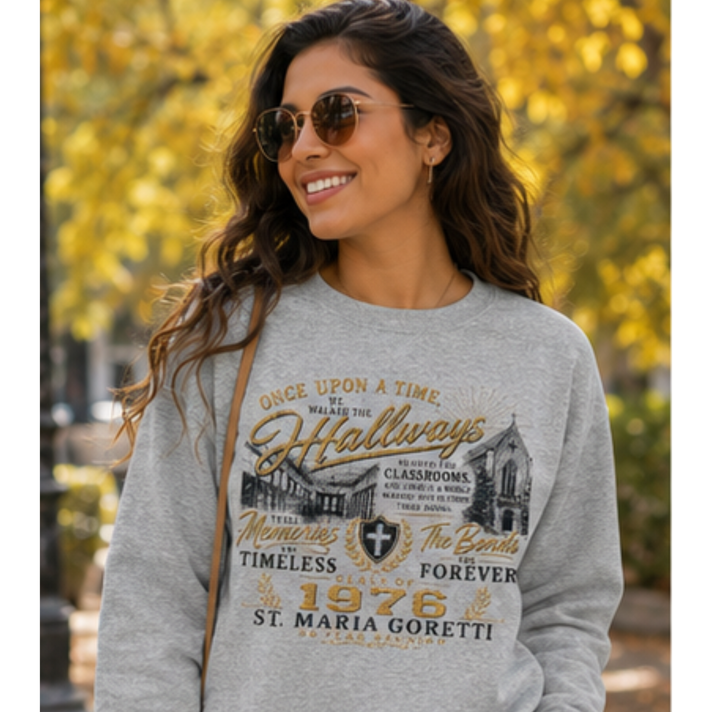 Class Reunion Crewneck | Alumni Sweatshirt | Once Upon a Time We Walked the Hallways