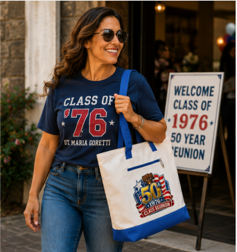50th Class Reunion Tote Bag - Carry 50 Years of Memories