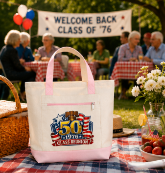 50th Class Reunion Tote Bag - Carry 50 Years of Memories