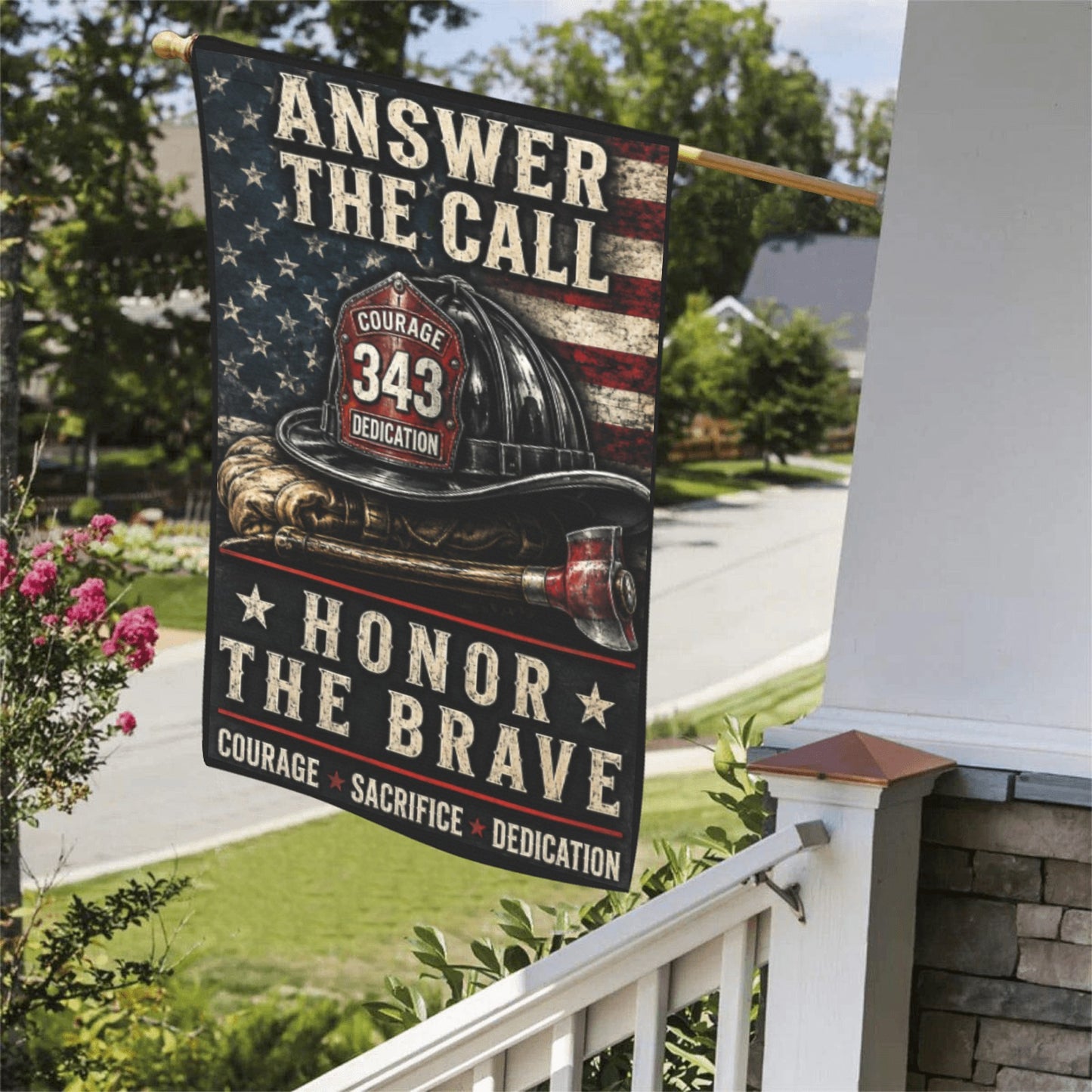Answer the Call | Honor Our Firefighters 12" x 18"