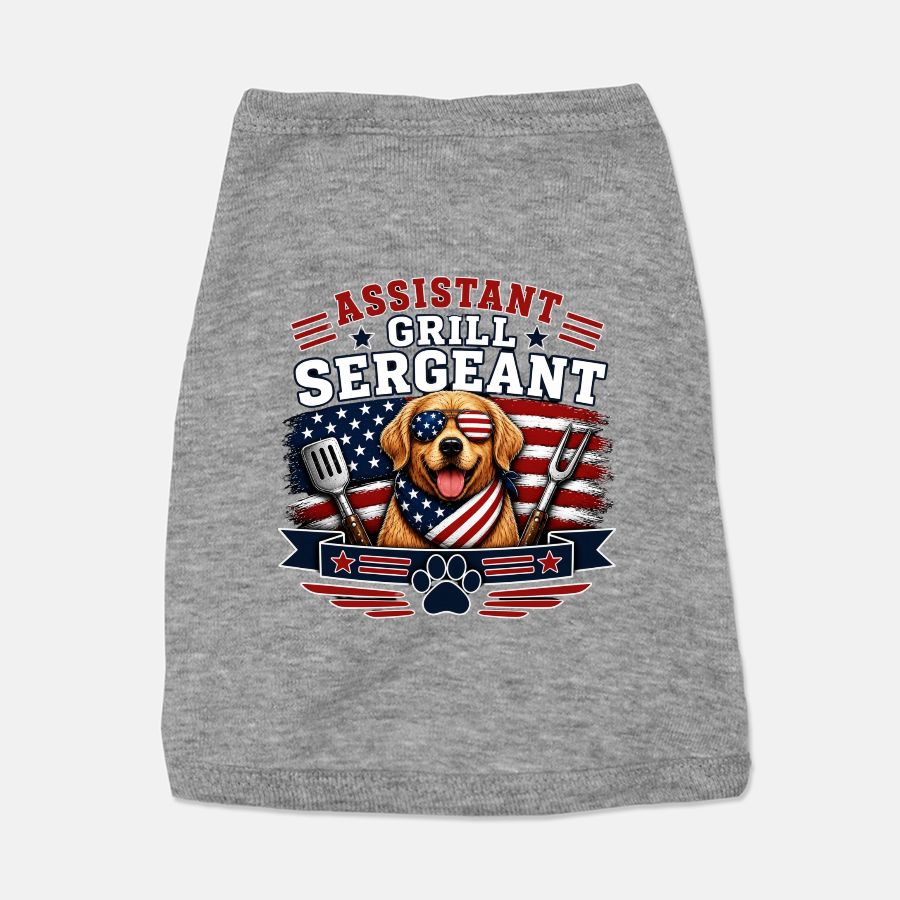 Assistant Grill Sergeant™ Pawtriot Tee.