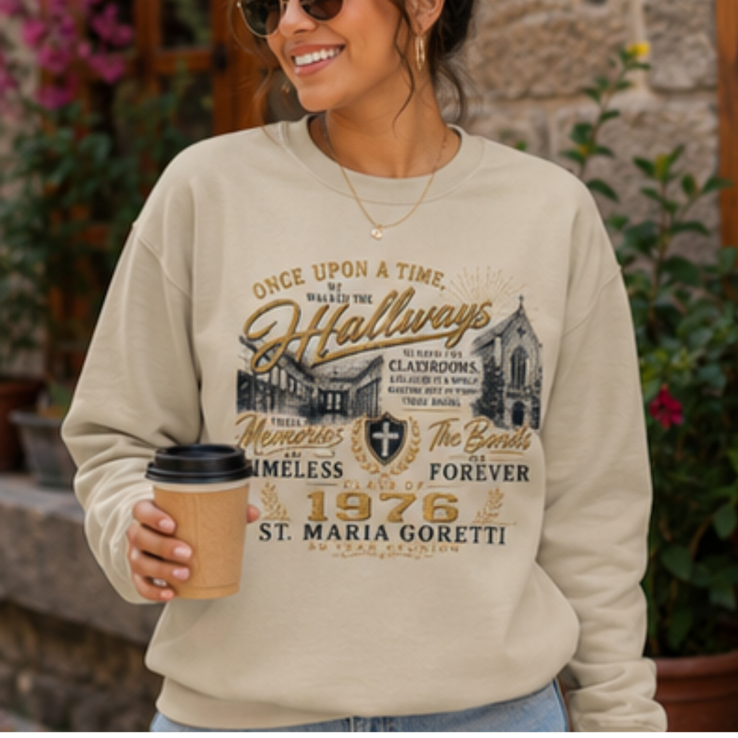 Class Reunion Crewneck | Alumni Sweatshirt | Once Upon a Time We Walked the Hallways