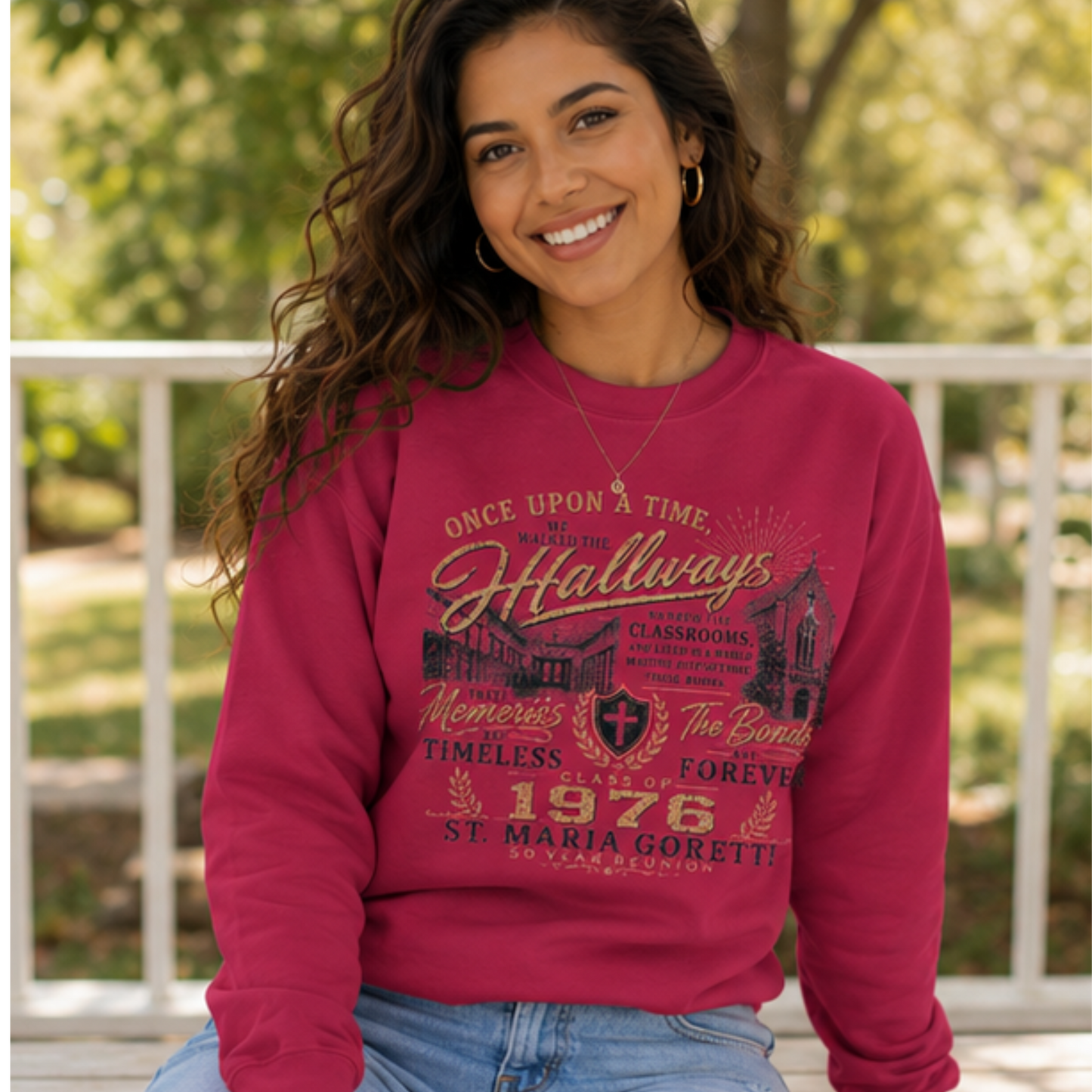 Class Reunion Crewneck | Alumni Sweatshirt | Once Upon a Time We Walked the Hallways